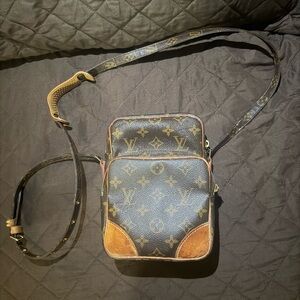 Louis Vuitton Monogram Messenger Bag in Brown and Tan